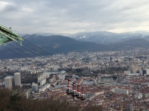 Téléphérique up to the Bastille, Grenoble